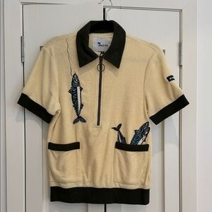 The Angler' Cabana tombolo top